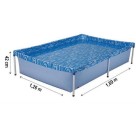 PISCINA INFANTIL RETANGULAR 1000 LITROS 1.89 X 1.26 AZUL MOR