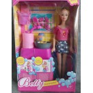 BONECA BETTY HORA DO BANHO COM CACHORRINHO