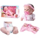 BONECA REALISTA FAZ XIXI DIVER NEW BORN DIVERTOYS