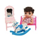 MALETA COM 4 AMBIENTES E BONECA BEE HUGS INFANTIL