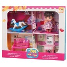 MALETA COM 4 AMBIENTES E BONECA BEE HUGS INFANTIL