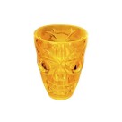 Copo Shot Plástico Caveira Halloween 55ml c/ 4un Silver Plastic!