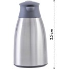 Garrafa Térmica Aço Inox Bule com Gatilho 1 Litro