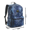 MOCHILA ESCOLAR/ CASUAL MASCULINA CLAMUFADA - DENLEX