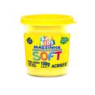 KIT MASSINHA DE MODELAR DINOSSAURO AMARELO ART KIDS 150G ACRILEX