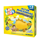 KIT MASSINHA DE MODELAR DINOSSAURO AMARELO ART KIDS 150G ACRILEX