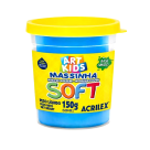 KIT MASSINHA DE MODELAR DINOSSAURO AZUL  ART KIDS 150G ACRILEX