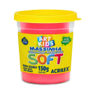 KIT MASSINHA DE MODELAR DINOSSAURO VERMELHO ART KIDS 150G ACRILEX