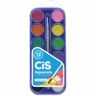 ESTOJO AQUARELA 12 CORES - CIS