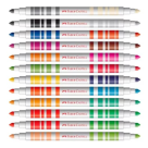 CANETINHA BICOLOR FABER-CASTELL 12 CANETAS 24 CORES 20,3CMX12,3CMX1CM 150612N