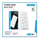 CARREGADOR PORTATIL POWER BANK 10.000maH - IT BLUE