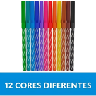 CANETINHA HIDROGRAFICA 12 CORES SPIRO - CIS