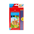 ECOLÁPIS DE COR FABER-CASTELL 12 CORES + 3 ECOLÁPIS GRAFITE 21CMX11CMX1CM 120112+3GR