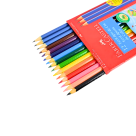 ECOLÁPIS DE COR FABER-CASTELL 12 CORES + 3 ECOLÁPIS GRAFITE 21CMX11CMX1CM 120112+3GR