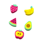 Kit Mini Borrachas Frutas – 20 Unidades – Cis