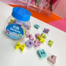 Kit Mini Borrachas Letras – 26 Unidades – Cis