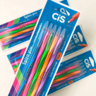 KIT CANETAS SPIRO GLOW 5 CORES 0,7mm - CIS
