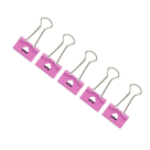 Prendedor de Papel Rosa com Coração 19mm - Cis