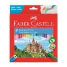 ECOLÁPIS DE COR FABER-CASTELL 48 CORES 21CMX17,7CMX1,5CM 120148-8282