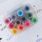 Kit Canetinhas com Carimbo 12 cores Stamp - Tilibra