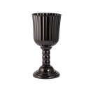 Vaso Decorativo Regulável Tamanho Grande Preto- Mirandinha