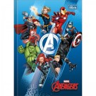 CADERNO BROCHURA CAPA DURA 1/4 AVENGERS 96 FOLHAS 140MMX200MM 146617