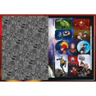 CADERNO BROCHURA CAPA DURA 1/4 AVENGERS 96 FOLHAS 140MMX200MM 146617