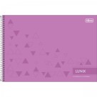 CADERNO ESPIRAL CAPA DURA CARTOGRAFIA E DESENHO LUNIX 60 FOLHAS 275MMX200MM 233986