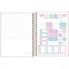 CADERNO ESPIRAL CAPA PLASTICA COLEGIAL HAPPY ROSA 1 MATÉRIA 177MX240MM 305537