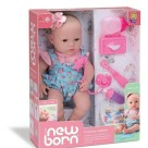 BONECA DIVER NEW BORN CUIDADOS DIVERTOYS 37CMX13CMX30CM 8114