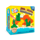 KIT AREIA MAGICA DINOSSAUROS ACRILEX 400G 7CMX3,5CM7CM 5927