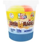 AREIA MAGICA AZUL ACRILEX 550G 9,5CMX9,5CMX11CM 59500109