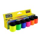 TINTA GUACHE NEON ACRILEX C/6 17,5CMX2,5CMX3,5CM 01006000