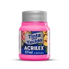 TINTA TECIDO ROSA ACRILEX 37ML 3,5CMX3,5CMX5CM 041400537