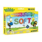 MASSINHA MODELAR SOFT ACRILEX 12UN 180G 16CMX1CMX10,5CM 073120000