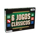 6 JOGOS CLÁSSICOS PAIS E FILHOS 44,5CMX32,5CMX6CM 2759