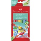 ECOLÁPIS DE COR AQUARELÁVEL FABER CASTELL 12 UNIDADES 21CMX9,5CMX1CM 120212