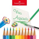 ECOLÁPIS DE COR AQUARELÁVEL FABER CASTELL 12 UNIDADES 21CMX9,5CMX1CM 120212