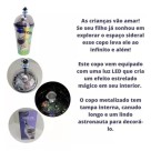 Copo de led do astronauta 500ml