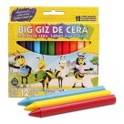 BIG GIZ DE CERA 12 CORES - ACRILEX